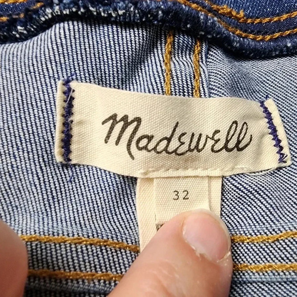 Madewell Materity Skinny Jeans Size 32 Blue - Picture 4 of 12